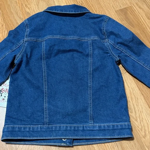 Minnie Mouse Embroidered Jean Jacket Size 7 - Picture 8 of 12